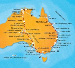 BUSRUNDREISEN - Busrundreise Australien - Kaleidoskop Australien